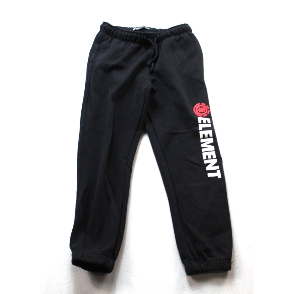 Element Boy Black Sweatpants Casual Drawstrings Size Small